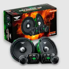 BLACK HAWK - Parlantes Componentes Medios Rango Punta Bala 650W