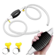 GENERICO - 2 PACK BOMBA MANUAL PARA TRASBASE DE LIQUIDOS agua o gasolina y otros