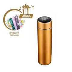 GENERICO - Pack6 Tomatodo Termico Inteligente Dorado Y+Papel de Regalo