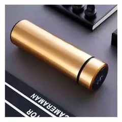 GENERICO - Pack12 Botella Resistente al Calor con Pantalla Tactil Dorad