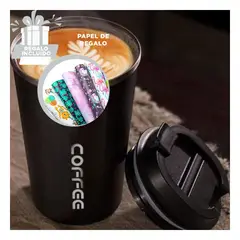 RYBIU IMPORT - Vaso con Pantalla de Temperatura en Negro Y+Papel de Regalo