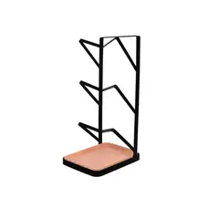 GENERICO - Pack2 Organizador de Metal para Tapas Negr Y+Papel de Regalo