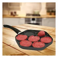 GENERICO - Pack4 Plancha de Cocina en Negro Y+Papel de Regalo