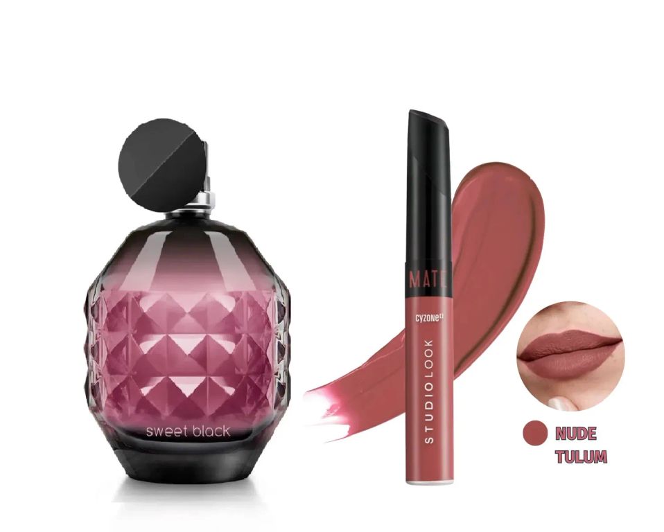 Sweet Black 50 ml mas Labial Nude Tulum