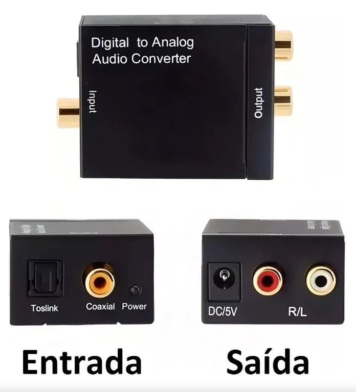 Conversor de Audio Óptico Digital a Analógico