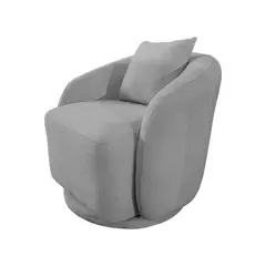 BH BARAKA HOME PREMIUM - Butaca Giratoria Nothing - Gris Claro