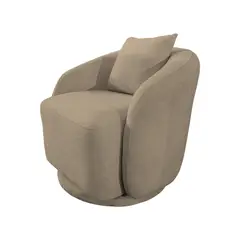 BH BARAKA HOME PREMIUM - Butaca Giratoria Nothing - Beige Claro