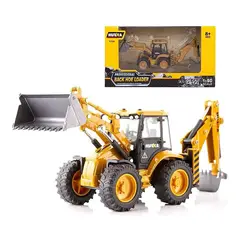 HUINA - Maquinaria Retroexcavadora de Metal en Miniatura