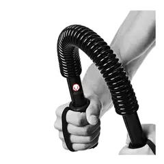 ALPHA GYM - Barra de musculación Power Twister extensor – Tensión 60 Kg