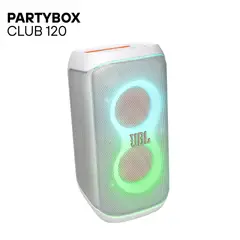 JBL - Parlante Bluetooth Partybox Club 120 de hasta 12 horas - Blanco