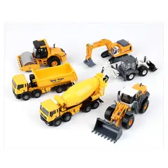 GENERICO - Colección de Mini Maquinarias de Metal 6 pzs