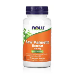 NOW - Saw Palmetto Extract 320mg (90 Softgels) – Foods