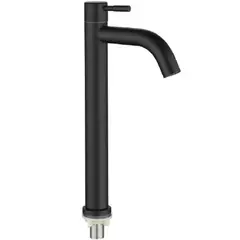 XM - LLAVE PARA LAVATORIO ALTO LIVIANO NEGRO L304-019A01