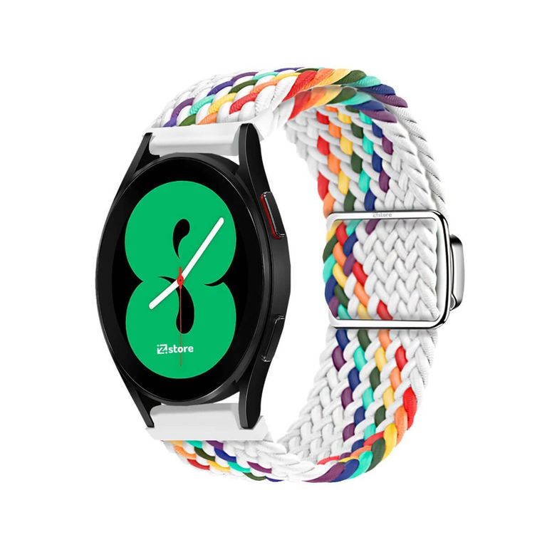 Correa de Nylon Para Samsung Galaxy Watch 4-5 con Broche Magnético multicolor