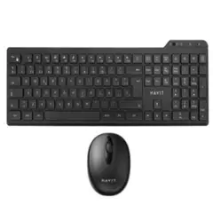 HAVIT - KIT TECLADO Y MOUSE BLACK INALAMBRICO PARA PC LAPTOP