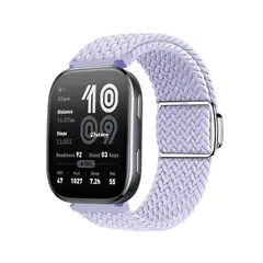 GENERICO - Correa de Nylon Para Amazfit Bip 6 con Broche Magnético lila