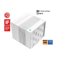 DEEPCOOL - Disipador De CPU ASSASSIN IV WH 2: 12 cm. & 14 cm. 280 W.