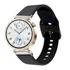 GENERICO - Correa Para Huawei Watch GT5 41mm Silver Negro