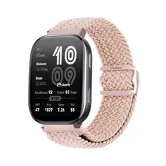 GENERICO - Correa de Nylon Para Amazfit Bip 6 Broche PVC Rosa