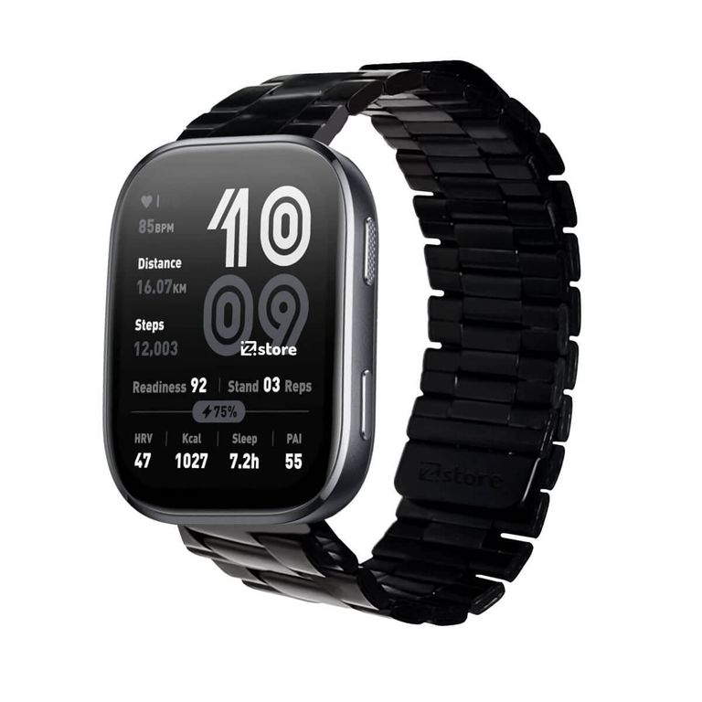 Correa de Metal Para Amazfit Bip 6 Magnetico negro