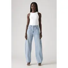 LEVIS - Jeans Mujer Baggy Dad Barrel Celeste