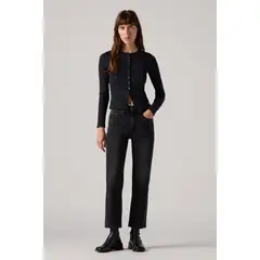 LEVIS - Jeans Mujer 725 Authentic Kick Boot Negro