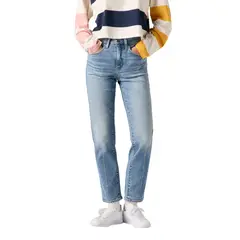 LEVIS - Jeans Mujer 724 High Rise Straight Celeste
