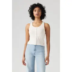 LEVIS - Polo Mujer Dry Goods Pointelle Tank Beige