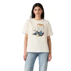 LEVIS - Polo Mujer Tabor Tee Blanco