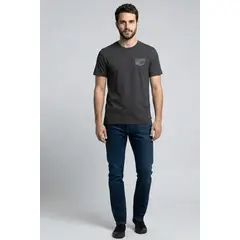 LEVIS - Polo Hombre Graphic Crewneck Tee Gris