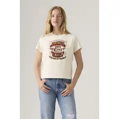 LEVIS - Polo Mujer Graphic Boxy Tshirt Blanco