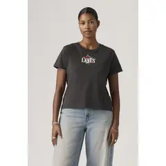 LEVIS - Polo Mujer Graphic Boxy Tshirt Negro