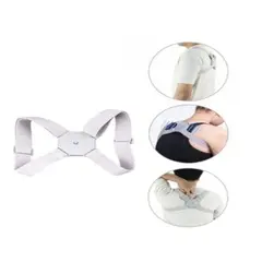 GENERICO - Corrector de Postura Inteligente con Sensor de Vibración Gris