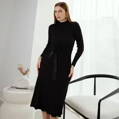 TEILOR - VESTIDO DE HILO MIDI DE MUJER