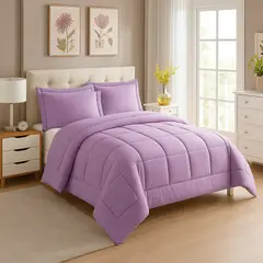 GENERICO - EDREDON 2 PLAZAS DAILY SET CUADROS ALGODON + FUNDAS DE ALMOHADA