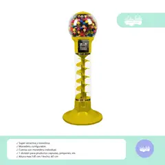 GENERICO - MÁQUINA EXPENDEDORA DE CHICLES ESPIRAL