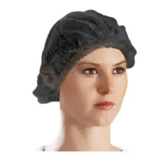 GENERICO - Gorro Descartable Tipo Tira Color Negro x100 unidades