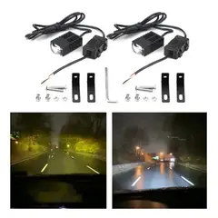 GENERICO - FARO DELANTERO MINI RECTANGULAR CON PROYECTOR ANTINIEBLA