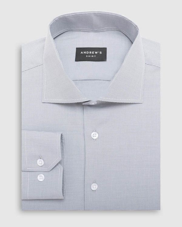 Camisa Vestir - Puño simple 2 botones regulables Gris