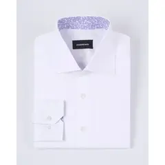 Andrew'S Ties - Camisa vestir Blanca con Puño simple