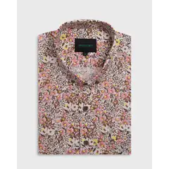 ANDREW'S TIES - Camisa Casual - marga corta Estampado flores