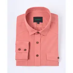 ANDREW'S TIES - Camisa Casual Garment Dye - Lantana