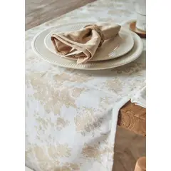 MAP DESIGN HOME - Camino de Mesa Roses Beige 180x40 cm