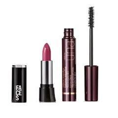 NATURA - Mascara volumen magnifico a prueba de agua Una +labial faces