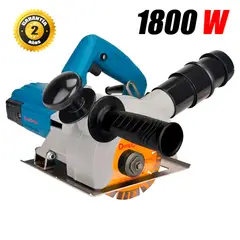DONGCHENG - Ranuradora Acanaladora Pared Concreto 5 DZR125S 1800W