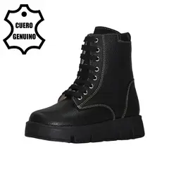 BRUNO KIDS - BOTÍN NIÑA DE CUERO NEGRO