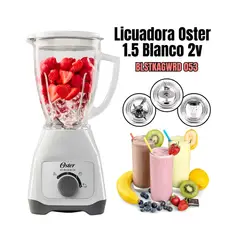 OSTER - Licuadora 1.5L de 550W Blanco BLSTKAG WRD 053