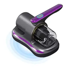 GENERICO - Aspiradora Inalámbrica Anti Ácaros de Mano Con Luz UV Portátil