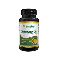 GENERICO - Oregano Oil + Garlic + Zinc 60 capsulas