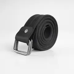 GENERICO - CORREA DE ALGODÓN GRIS DOBLE D-RING
